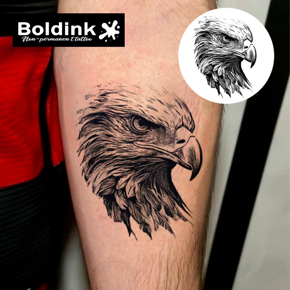 Boldink fast 30-second application tattoo for quick, realistic results.