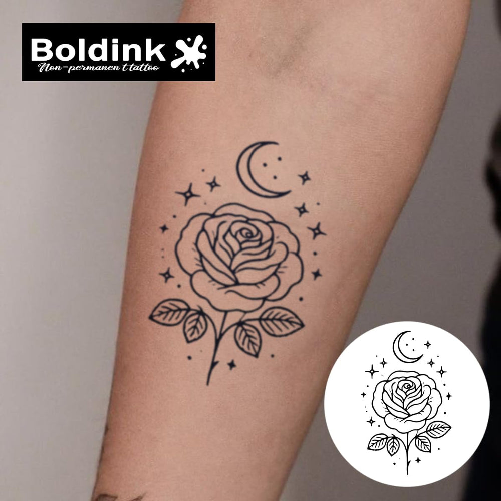 Boldink gift box packaging with sponge for easy gifting and trying tattoos.