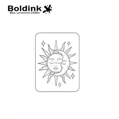 Boldink Sun and Moon 3 tattoo remains waterproof for long-lasting wear.