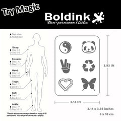 Boldink friction resistant design maintains realistic look