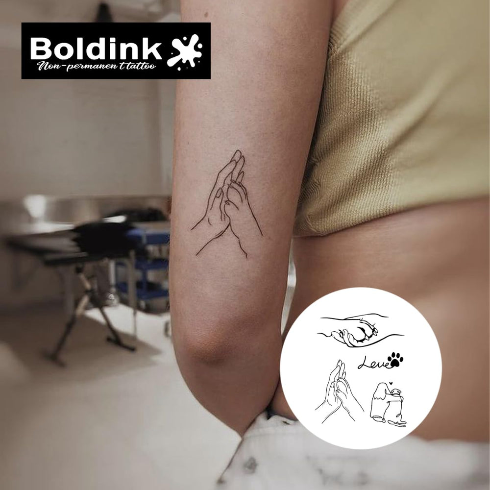 Boldink tattoo sponges for smooth, even application.