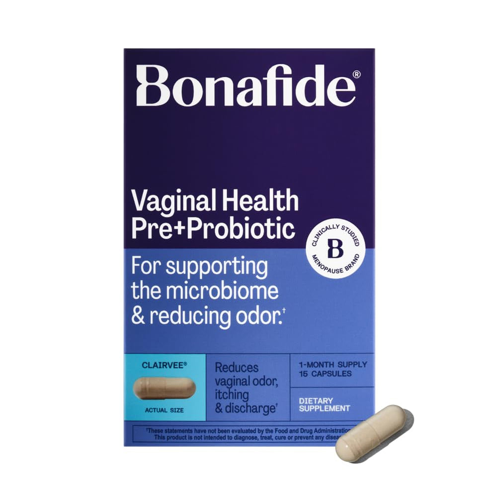 Bonafide Clairvee bottle-front image shows probiotic odor-relief concept