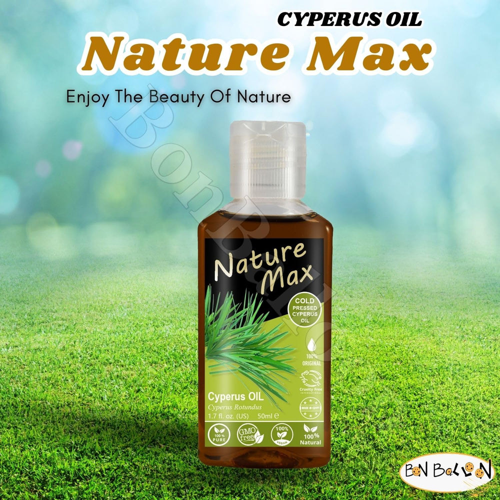 Bonballoon Cyperus Oil drops on skin—soothing routine for soft glow