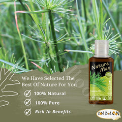 Bonballoon Nature Max Cyperus Oil packaging—clear ingredients with Halal Non-GMO labeling
