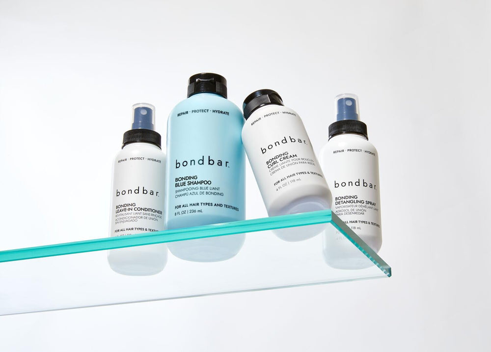Bondbar Bonding Leave-In on hair routine for daily moisture and frizz control