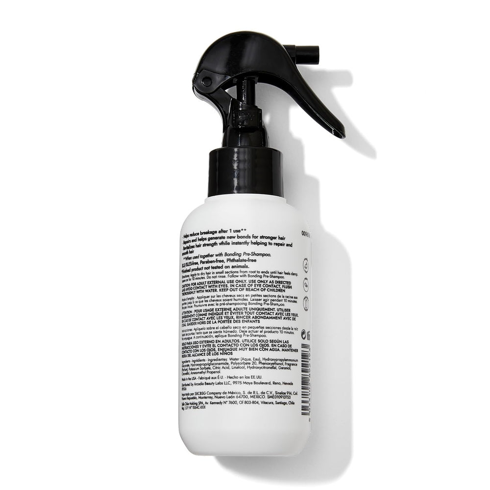 Bondbar Repair Treatment ingredients-label highlights sulfate-free and paraben-free formula.