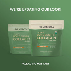 Collagen powder sourced from USDA Organic beef bone broth concentrate