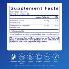Calcium and magnesium supporting bone health