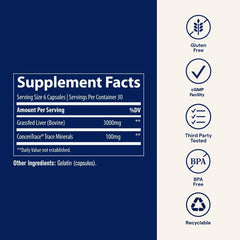 Bone health and immunity concept with capsules