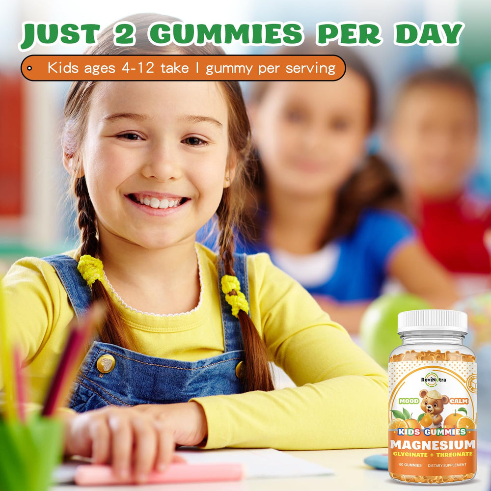 Magnesium glycinate gummies for bone health and sleep support