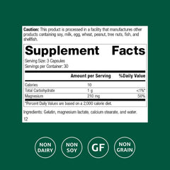 Bone health concept with magnesium lactate