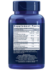 Close-up of Bone Restore Elite label showing 120 capsules