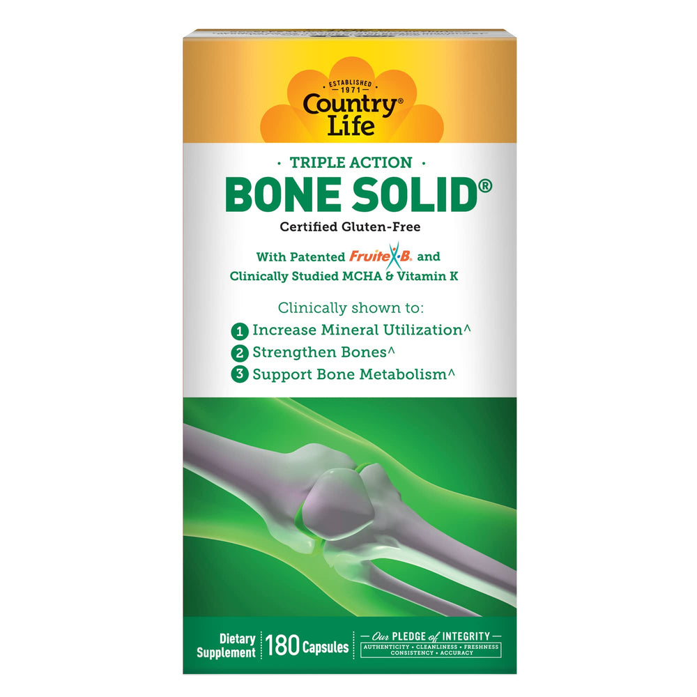 Front view of the Bone Solid bottle
