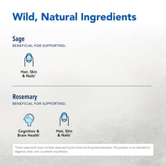 Ingredients: sage, oregano and rosemary