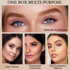 Boobeen brow powder used to fill hairline and conceal thinning areas.