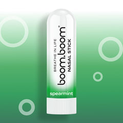 BoomBoom nasal stick pocket-size design fits in your bag for on-the-go.