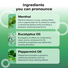 BoomBoom nasal stick spearmint menthol offers alertness and mood lift.