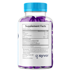 Flat lay of Boost TRT Gummies 2-pack with bottle and gummies