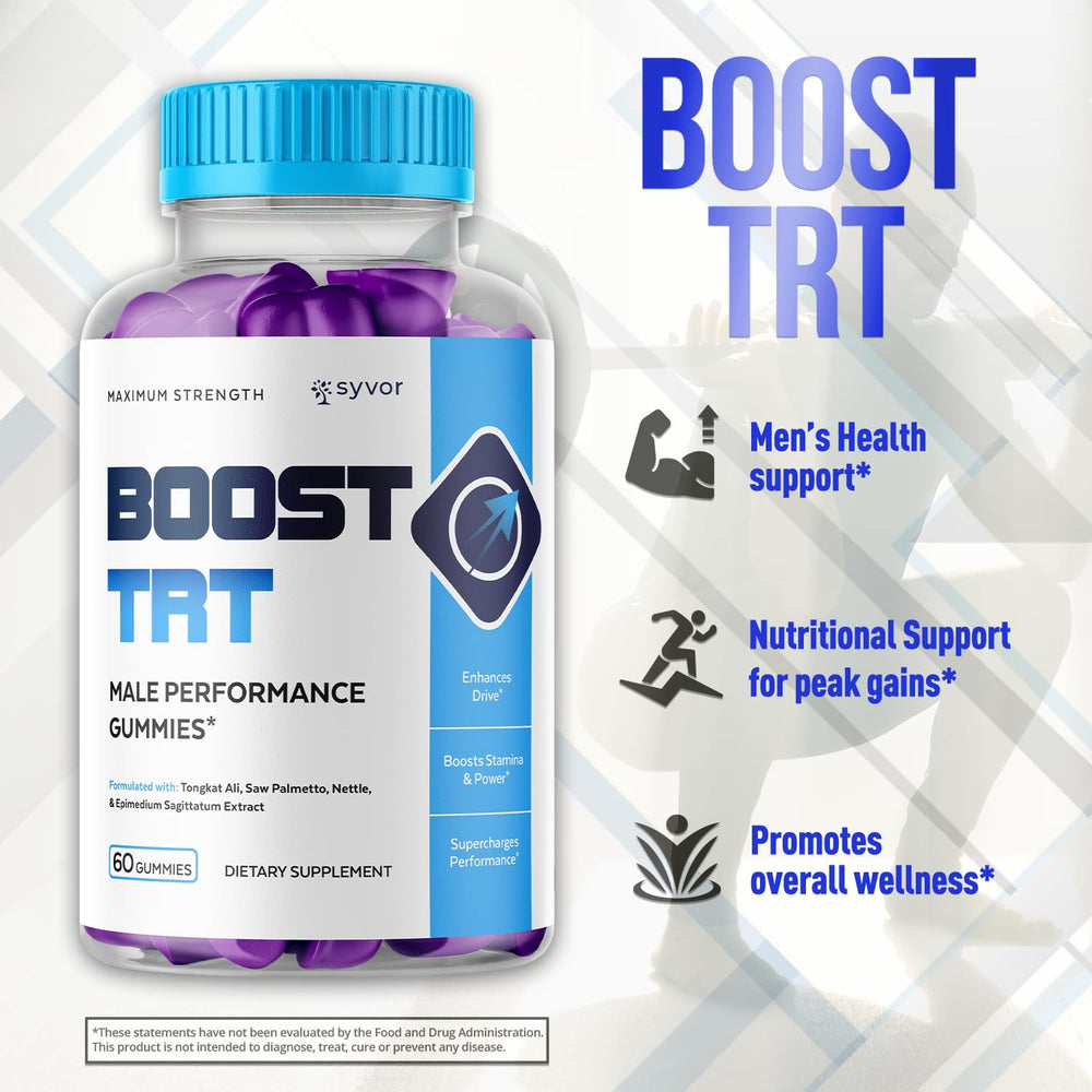 Boost TRT Gummies ingredients list and vitamins