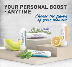 BOOYAH BLAST nasal stick Melon Rush refreshes senses and boosts alertness on the go.