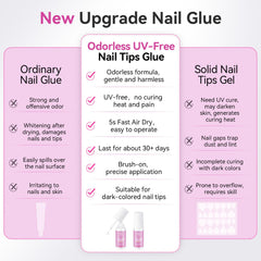 Born Pretty nail tips glue for DIY nail art at home or in salon