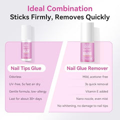 Born Pretty nail tips glue professional salon-grade formula