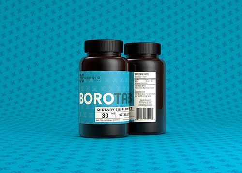 BoroTab 30 mg bottle with 90 tablets