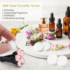 BOSMIOW reusable fragrance pad emphasizes sustainable refills and continuous scent release