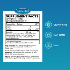 Close-up of EuroMedica BosPro bottle with label