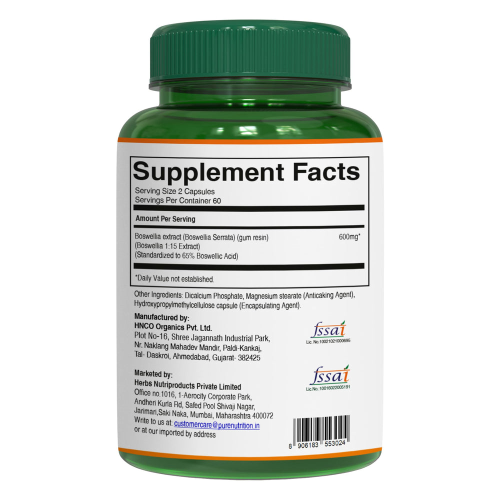 Brand packaging with 120 capsules count displayed