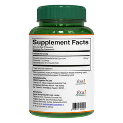 Brand packaging with 120 capsules count displayed