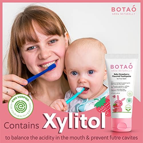 BOTAO 2-Pack packaging for toddler toothpaste
