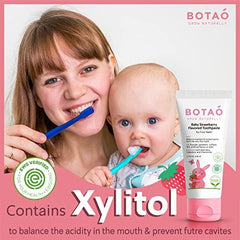 BOTAO 2-Pack packaging for toddler toothpaste
