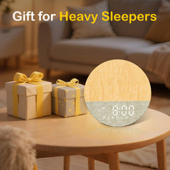 BOTDOYS Sunrise Alarm Clock minimalist gray design suits modern bedrooms