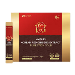 Front packaging of BOTO 6-Year Korean Red Ginseng Sticks