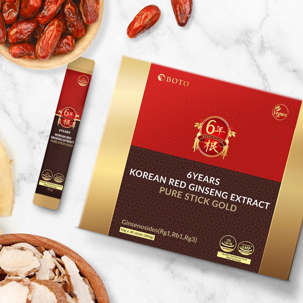 Assorted BOTO ginseng sachets for travel