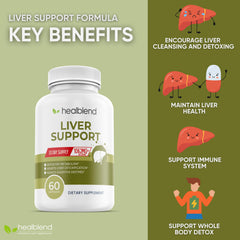 60 veggie capsules bottle labeled Liver Support