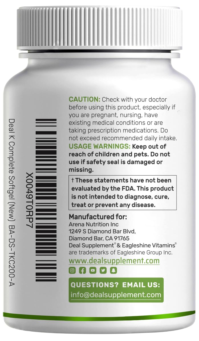 Front view of bottle with 240 softgels on display