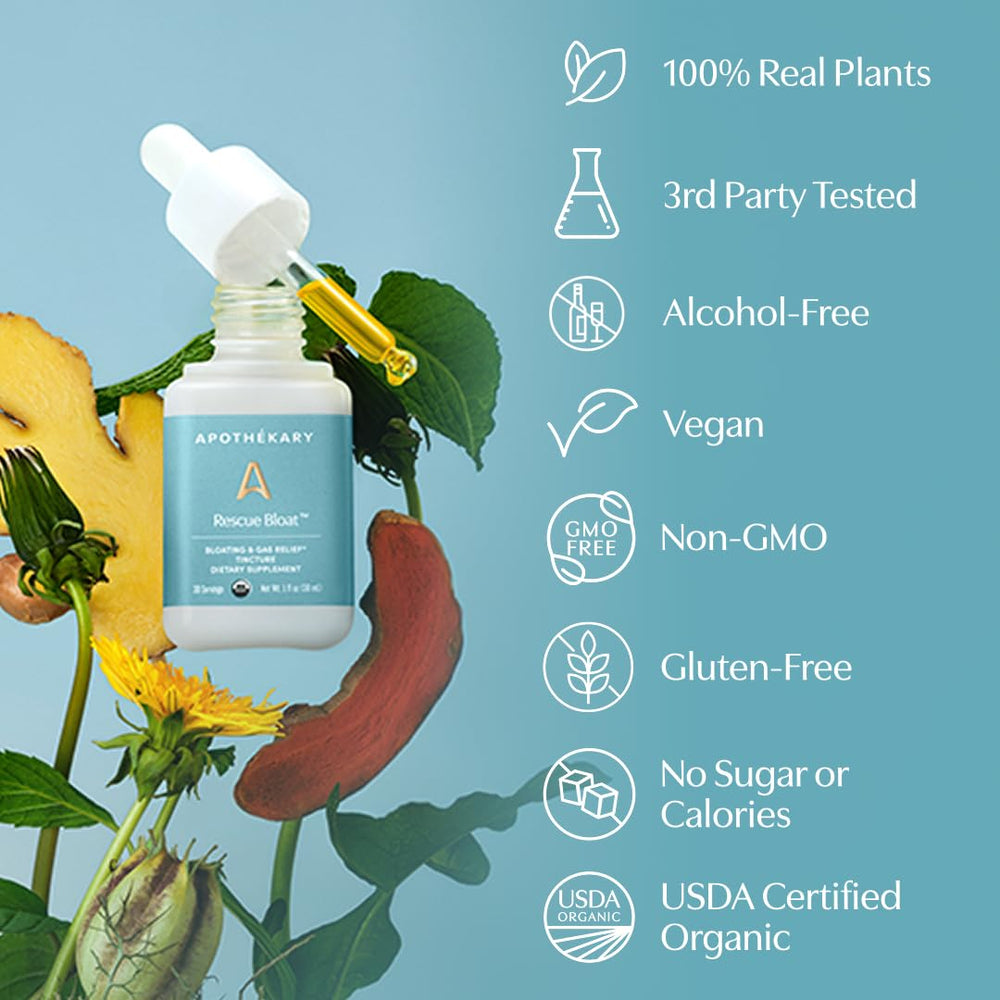 1 fl oz bottle with dropper and serving information