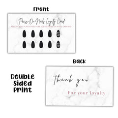 Boutique Marketing LLC marble look instruction card preserves clear DIY guidance