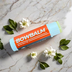 BOWBALM packaging travel-size, convenient for on-the-go moisture.