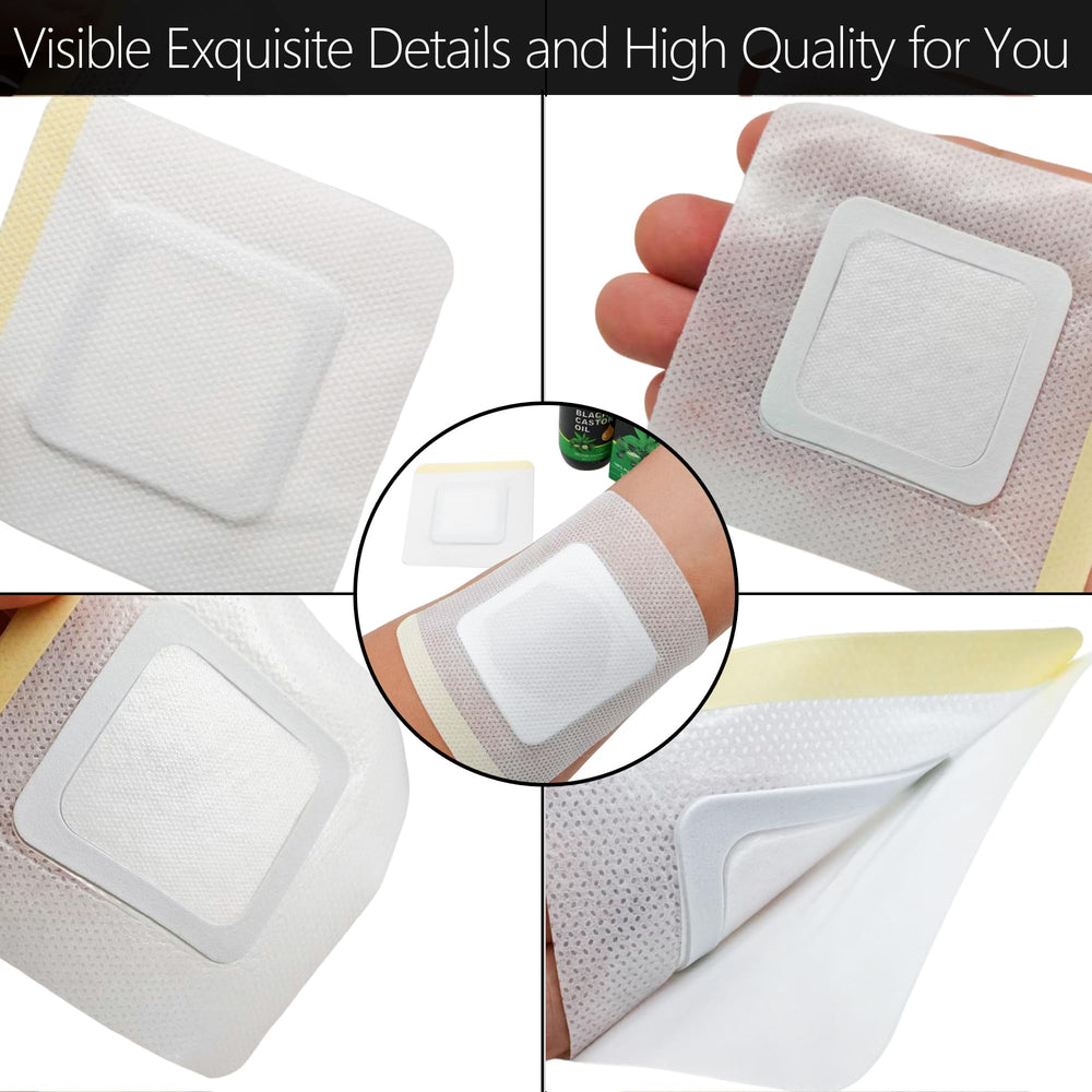 Box containing 54 disposable castor oil patches