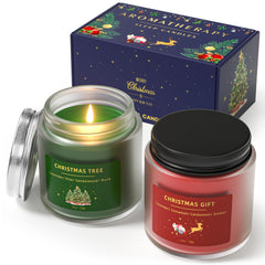 BOYUJK Christmas candle set in festive packaging