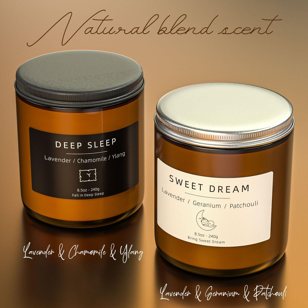 Deep Sleep candle with lavender, chamomile and ylang-ylang