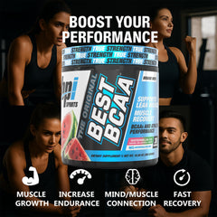 Nutrition label of BPI Sports Best BCAA Powder
