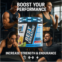 Lean muscle growth and definition from creatine monohydrate