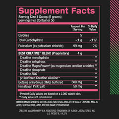 Close-up of BPI Best Creatine Watermelon Cooler canister