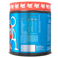 Watermelon Ice BCAA canister label on white background