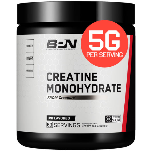 BPN Creatine Monohydrate Powder container with Creapure