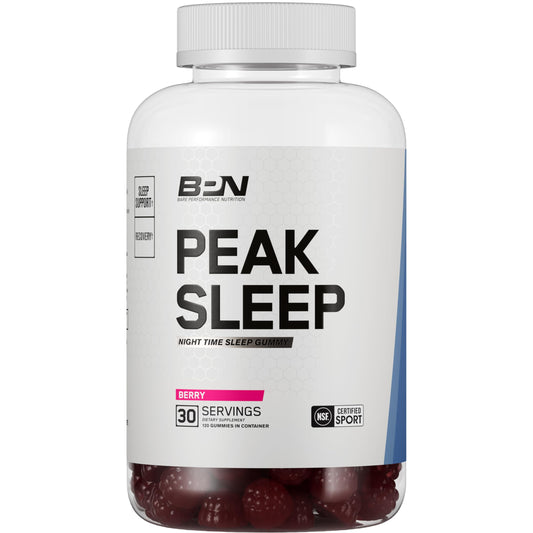 Bare Performance Nutrition BPN Peak Sleep Gummy Berry – front view